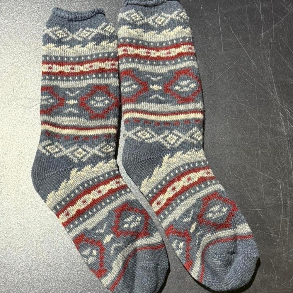 Vibrant Southwestern Fuzzy Warm Socks